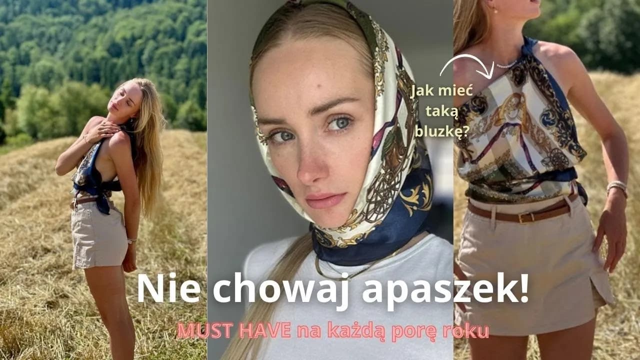 Jak zrobić bluzkę z chusty - proste kroki, które zaskoczą każdego