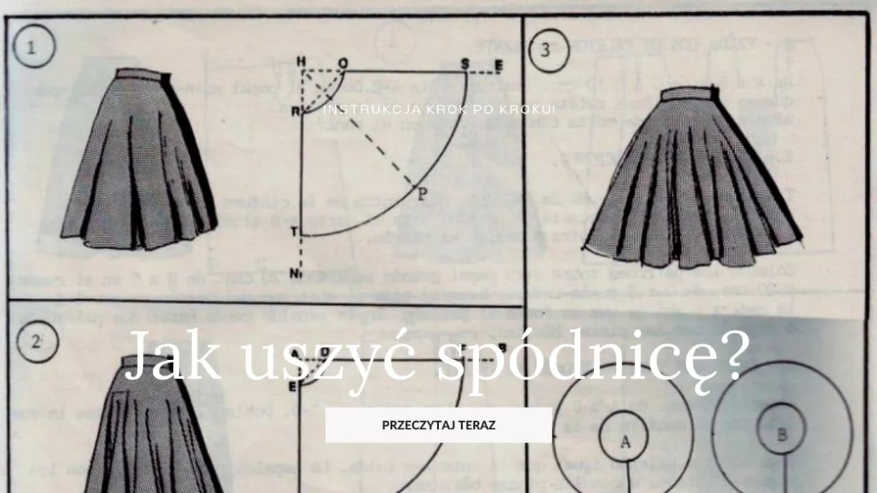 Jak uszyć spódnicę z zakładkami – krok po kroku do idealnego fasonu