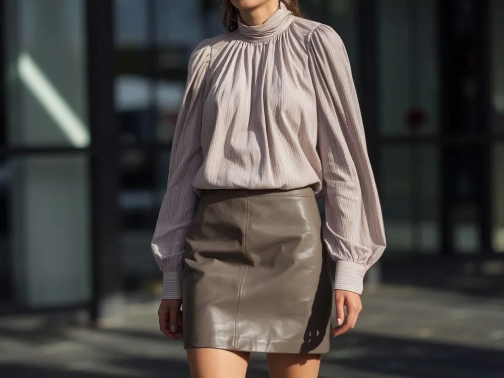 Jaką bluzkę do brązowej spódnicy wybrać, aby wyglądać stylowo?