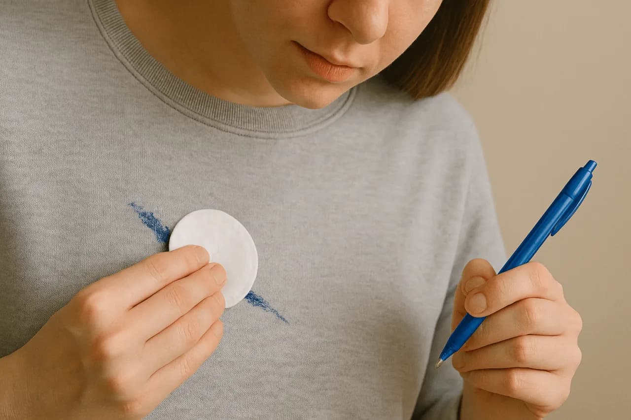 Jak skutecznie sprać długopis z bluzy i uniknąć trwałych plam
