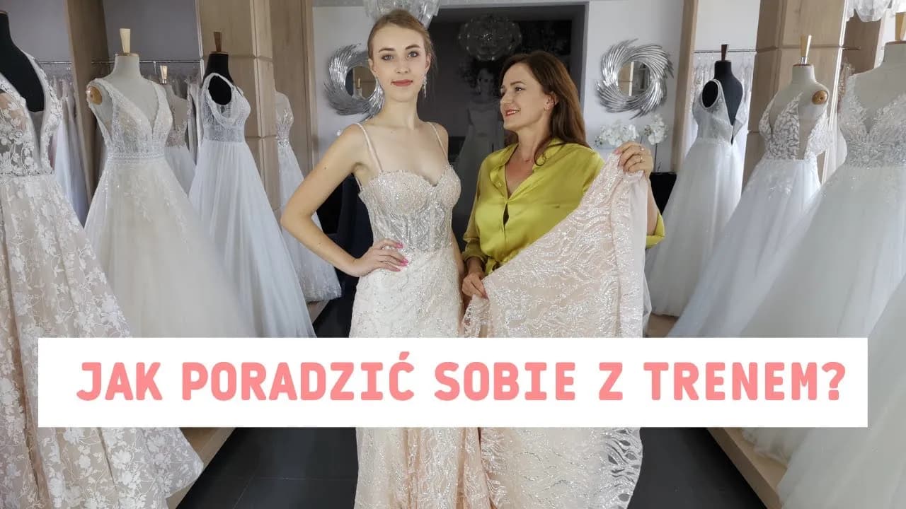 Jak podpiąć tren w sukni ślubnej, aby uniknąć problemów w tańcu